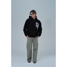 Saw Urbanity Wild Spirit Oversize Sweatshirt Erkek Siyah