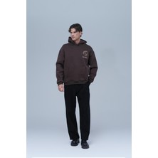 Saw Urbanity Beyond The Frame Oversize Sweatshirt Erkek Kahverengi