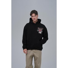 Saw Urbanity Renewed Flow Oversize Sweatshirt Erkek Siyah