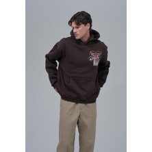 Saw Urbanity Renewed Flow Oversize Sweatshirt Erkek Kahverengi