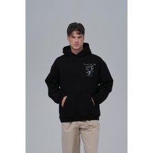 Saw Urbanity Van Gogh Threads Oversize Sweatshirt Erkek Siyah