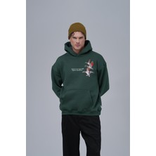 Saw Urbanity Wings Oversize Sweatshirt Erkek Yeşil