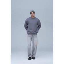 Saw Urbanity Plastic Dream Oversize Sweatshirt Erkek Füme