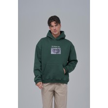 Saw Urbanity Now Manifesto Oversize Sweatshirt Erkek Yeşil