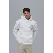 Saw Urbanity Nothing To Lose Oversize Sweatshirt Erkek Ekru