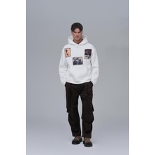 Saw Urbanity Layers Of Awakening Oversize Sweatshirt Erkek Ekru