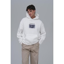 Saw Urbanity Now Manifesto Oversize Sweatshirt Erkek Ekru
