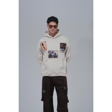 Saw Urbanity Layers Of Awakening Oversize Sweatshirt Erkek Stone