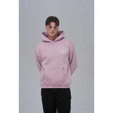 Saw Urbanity Sacred Geometry Oversize Sweatshirt Erkek Pembe