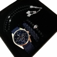 Erkeğe Hediye Saat Erkek Kol Saati Kombini Doğum Günü Hediyeleri Sevgiliye Hediye Saat Seti