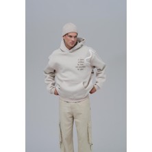 Saw Urbanity Nothing To Lose Oversize Sweatshirt Erkek Stone