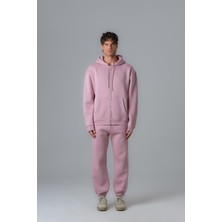 Saw Urbanity Saw Club Fermuarlı Sweatshirt Erkek Pembe