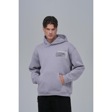 Saw Urbanity Sacred Geometry Oversize Sweatshirt Erkek Gri