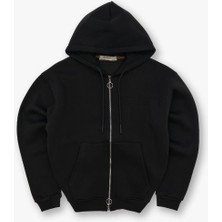 Saw Urbanity Saw Club Fermuarlı Sweatshirt Erkek Siyah