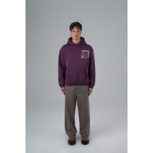 Saw Urbanity Heritage Threads Oversize Sweatshirt Erkek Mor