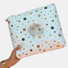 Moonzy Minimalist & Cozy , Piercing Yastığı , %100 Pamuklu Kumaştan Yıkanabilir Kılıflı, Kulak Delme Sonrası