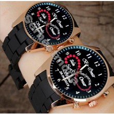 Erkek Bayan Saat Sevgiliye Doğum Günü Hediyesi Çift Saat Kombini Isim Baskılı Kişiye Özel Saat Erkek Kadın Kol Saati