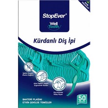4 Adet Stopever Welltooth Kürdanlı Diş Ipi 50 Adet