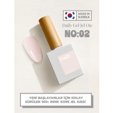 Daily Gel Skin Line Kalıcı Oje – Dy-02 Soft Pink Nude (Led/Uv Uyumlu)
