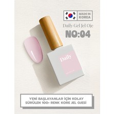 Daily Gel Skin Line Kalıcı Oje – Dy-04 Powder Pink Nude (Led/Uv Uyumlu)