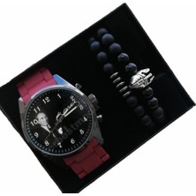 Spectrum Erkek Kol Saatleri Sevgiliye Hediye Atatürk Temalı Erkek Saat Bileklik Kombini Baskılı Kol Saati Erkeğe Doğum Günü Hediyeleri