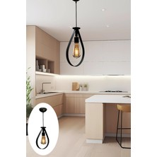 Modern Ferforje Drop Damla Sarkıt Avize, Ofis, Cafe, Otel, Restoran ve Mutfak Için Şık Aydınlatma