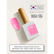 Daily Gel Pink Line Kalıcı Oje – Dy-15 Hot Pink (Led/Uv Uyumlu)
