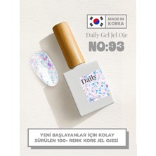 Daily Gel Glitter Line Kalıcı Oje – Dy-93 Confetti Glow (Led/Uv Uyumlu)
