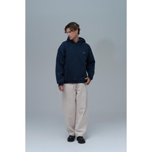 Saw Urbanity Echoes Of Roots Oversize Sweatshirt Erkek Indigo