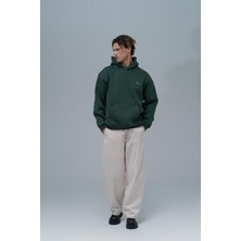 Saw Urbanity Echoes Of Roots Oversize Sweatshirt Erkek Yeşil