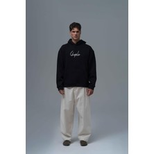 Saw Urbanity Frames Of Laughter Oversize Sweatshirt Erkek Siyah