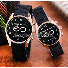 Sevgili Saati Sevgiliye Hediye Isimli Tarih Baskılı Çift Saatleri Sevgililer Günü Hediyeleri Sevgili Kombini Kişiye Özel Hediye Kol Saati