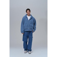 Saw Urbanity Everyday Icon Oversize Welsoft Sweatshirt Erkek Mavi