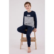 U.S. Polo Assn. Erkek Çocuk Uzun Kol Pijama Takım Lacivert