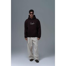 Saw Urbanity Frames Of Laughter Oversize Sweatshirt Erkek Kahverengi