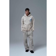 Saw Urbanity Van Gogh Irises Oversize Sweatshirt Erkek Stone