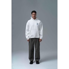 Saw Urbanity Design Story Fading Echoes Oversize Sweatshirt Erkek Ekru