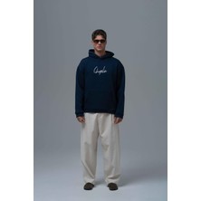 Saw Urbanity Frames Of Laughter Oversize Sweatshirt Erkek Indigo