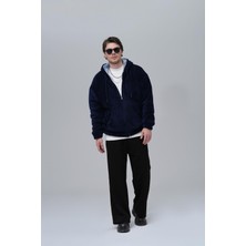 Saw Urbanity Timeless Legend Oversize Sweatshirt Erkek Lacivert