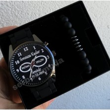 Erkek Kol Saati Sevgiliye Hediye Erkek Saat ve Bileklik Doğum Günü Hediyesi Erkeğe Hediye Sevgililer Günü Babalar Günü Hediyesi