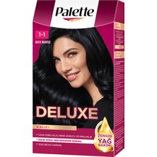 Palette Deluxe 1-1 Gece Mavisi Saç Boyası 115 ml 3 Adet