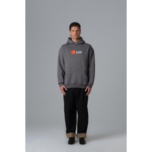 Saw Urbanity Savage Earth Oversize Sweatshirt Erkek Füme