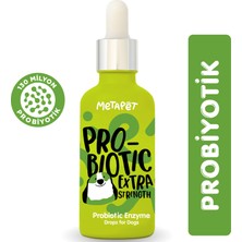 Metapet Köpekler Için Probiyotik Damla, Güçlü Sıvı Enzim Form, Suyuna Veya Mamasına