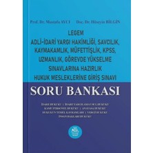 Legem Yayınevi Mustafa Avcı Adli - İdari Yargı Hakimliği Sınavlarına Hazırlık Kitabı 423 Sayfa Ciltsiz