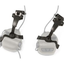 Earmor M16A Siyah Arc Kask Adaptörü Plus Serileri Uyumlu