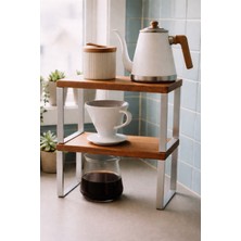 Myend 2 Adet Büyük Dolap Içi Düzenleyici Raf, Bardak Rafı, Düzenleme Rafı