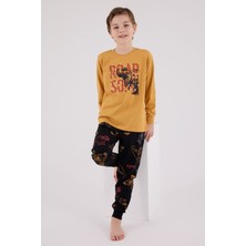 Rolypoly Erkek Çocuk Sarı Pijama Takımı