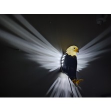 Work3d Adaptörlü Renkli Kartal Aplik Modeli ( Yeni Sarı Gaga-Pençe)