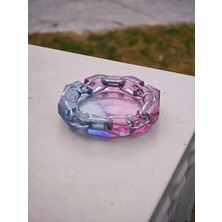 El Yapımı Şık Kül Tablası ve Zincirli Özel Tasarım Hediyelik