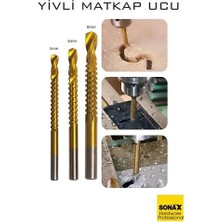 Bfs Yivli Matkap Ucu Hss Spiral Yivli Kademeli Matkap Ucu Metal Ahşap Plastik 5-8 mm